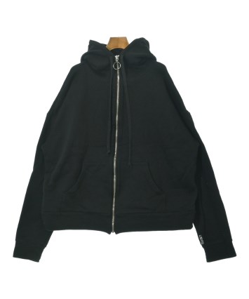 LIMI feu（リミフゥ）パーカー 黒 サイズ:2(S位) レディース