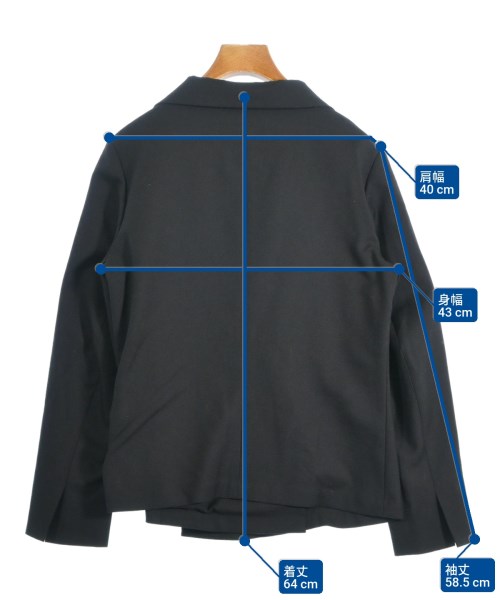 LIMI feu（リミフゥ）カジュアルジャケット 黒 サイズ:S レディース/2200663879076