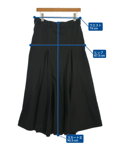 LIMI feu（リミフゥ）ロング・マキシ丈スカート 黒 サイズ:2(S位) レディース/2200663932023