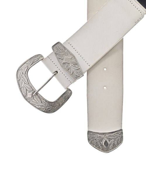 LIMI feu（リミフゥ）ベルト 白 サイズ:- レディース/2200663932122