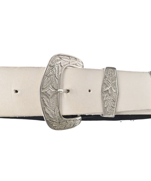 LIMI feu（リミフゥ）ベルト 白 サイズ:- レディース/2200663932122