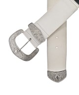 LIMI feu（リミフゥ）ベルト 白 サイズ:- レディース/2200663932122