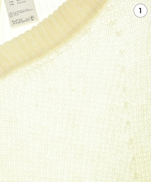 LIMI feu（リミフゥ）ニット・セーター 白 サイズ:S レディース/2200671633042