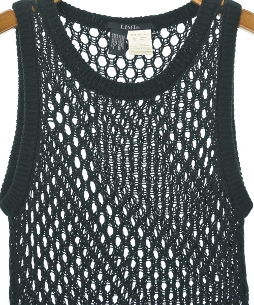 LIMI feu（リミフゥ）ベスト/ノースリーブ 黒 サイズ:S レディース/2200671633073