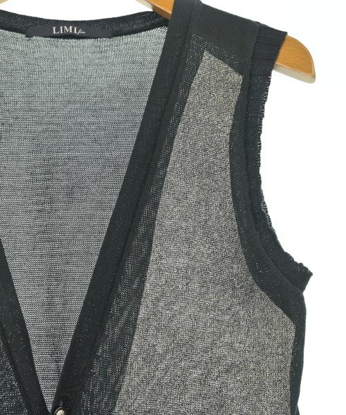 LIMI feu（リミフゥ）ベスト 黒 サイズ:S レディース/2200672243110