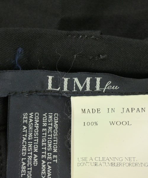 LIMI feu（リミフゥ）スラックス 黒 サイズ:XS レディース/2200728039148