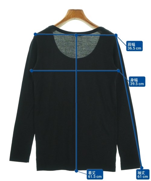 LIMI feu（リミフゥ）Tシャツ・カットソー 黒 サイズ:S レディース/2200680996053
