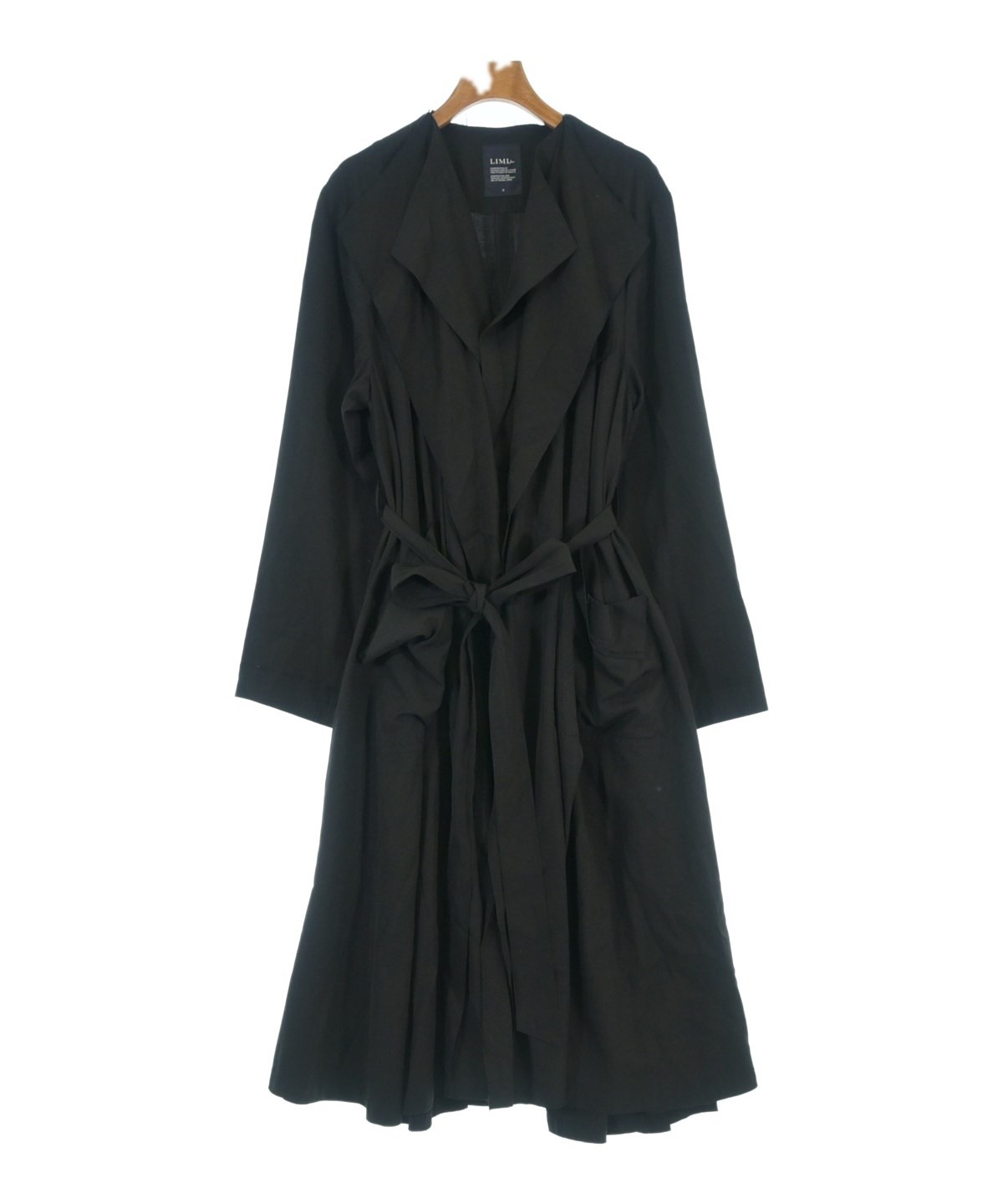 LIMI feu リミフゥ 22SS セルロース ガウンコート 黒2 LIMI feu（リミフゥ）その他 黒 サイズ:2(S位) レディース
