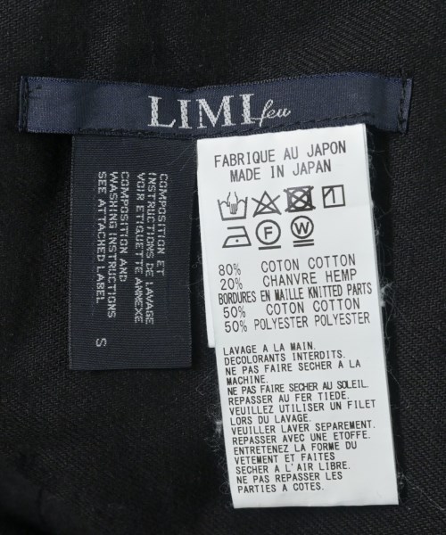 LIMI feu（リミフゥ）その他 黒 サイズ:S レディース/2200689104039