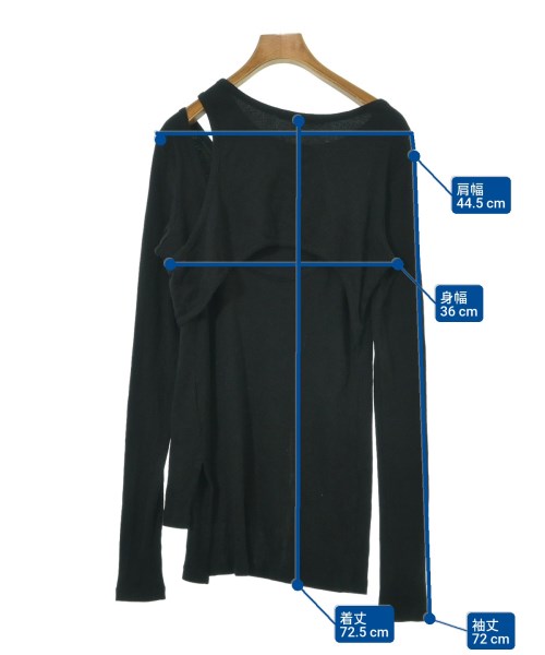 LIMI feu（リミフゥ）Tシャツ・カットソー 黒 サイズ:2(S位) レディース/2200686322030