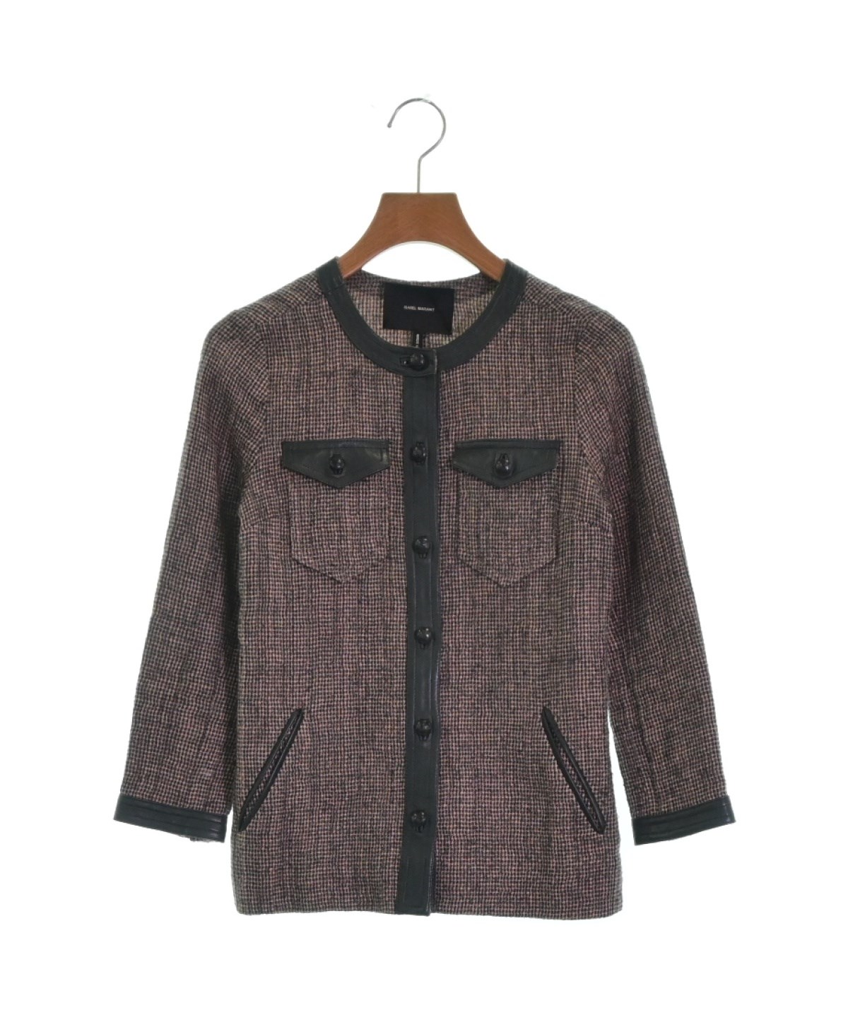 ISABEL MARANT（イザベルマラン）ノーカラージャケット ピンク サイズ 