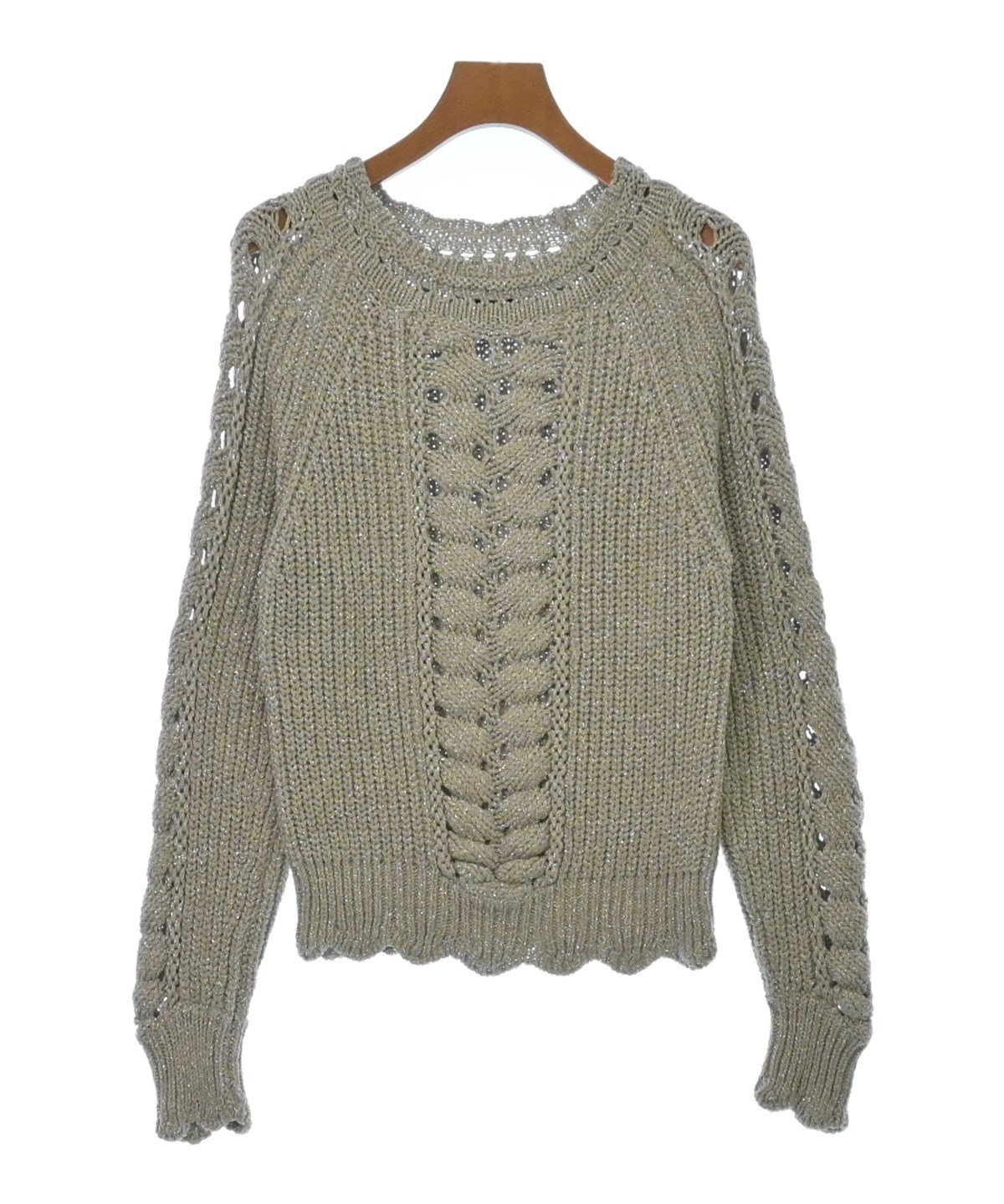 【最終価格】イザベルマラン　ニット ISABEL MARANT（イザベルマラン）ニット・セーター グレー サイズ:36(S