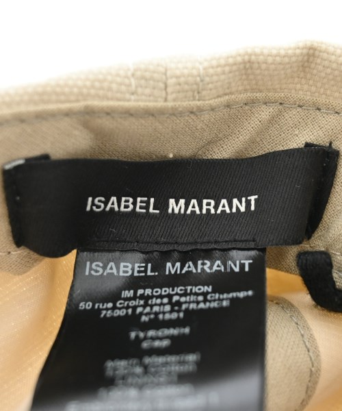 ISABEL MARANT（イザベルマラン）キャップ ベージュ サイズ:- レディース/2200641446122