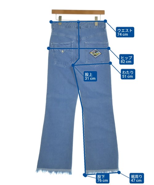 ISABEL MARANT（イザベルマラン）デニムパンツ 青 サイズ:34(M位) レディース/2200612709096