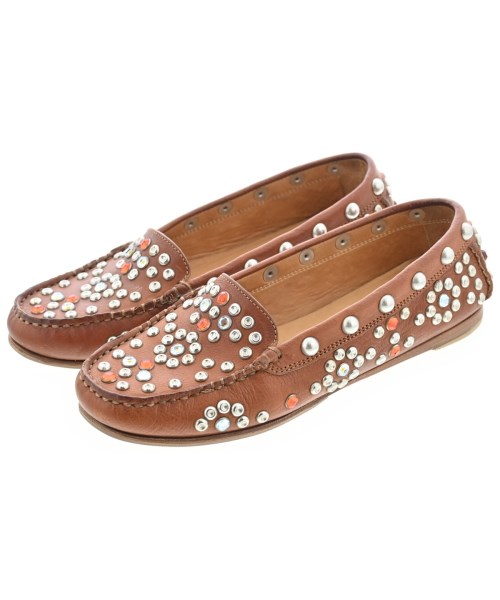 ISABEL MARANT(イザベルマラン)ドレスシューズ/ローファー 茶 サイズ:38(25cm位)/2200679836018