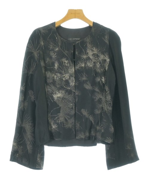 ISABEL MARANT(イザベルマラン)ノーカラージャケット 黒 サイズ:1(S位)/2200694765041