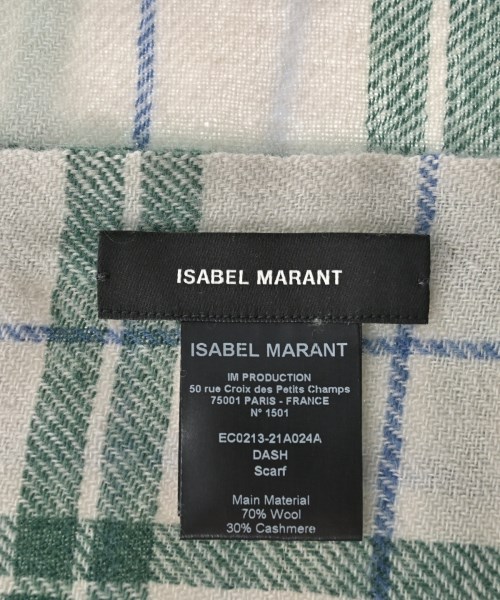 ISABEL MARANT（イザベルマラン）マフラー グレー サイズ:- レディース/2200692068168