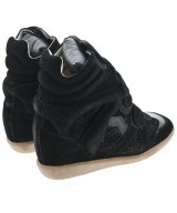 ISABEL MARANT（イザベルマラン）スニーカー 黒 サイズ:38(25cm位) レディース/2200696231575