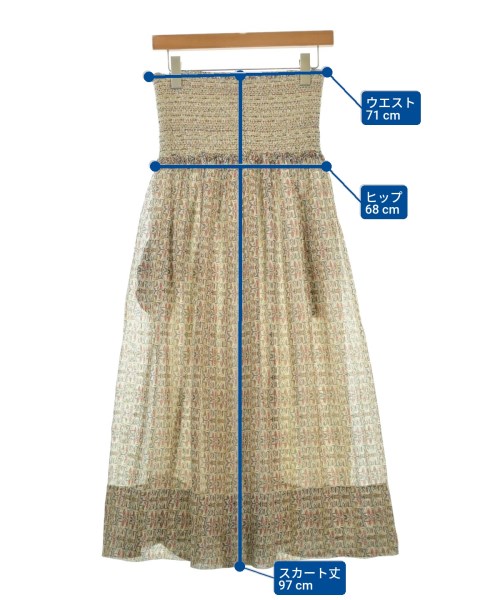 ISABEL MARANT（イザベルマラン）ロング・マキシ丈スカート 白 サイズ:36(XS位) レディース/2200651176040