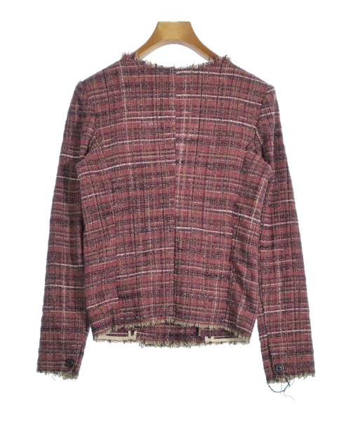 ISABEL MARANT ETOILE（イザベルマランエトワール）ノーカラージャケット 赤 サイズ:34(XXS位) レディース/2200659969088