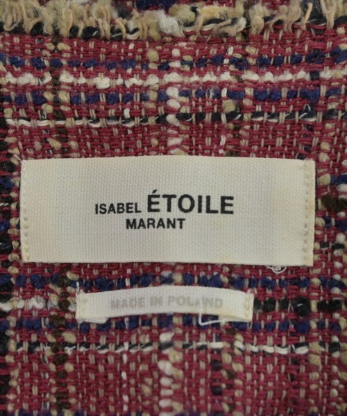 ISABEL MARANT ETOILE（イザベルマランエトワール）ノーカラージャケット 赤 サイズ:34(XXS位) レディース/2200659969088