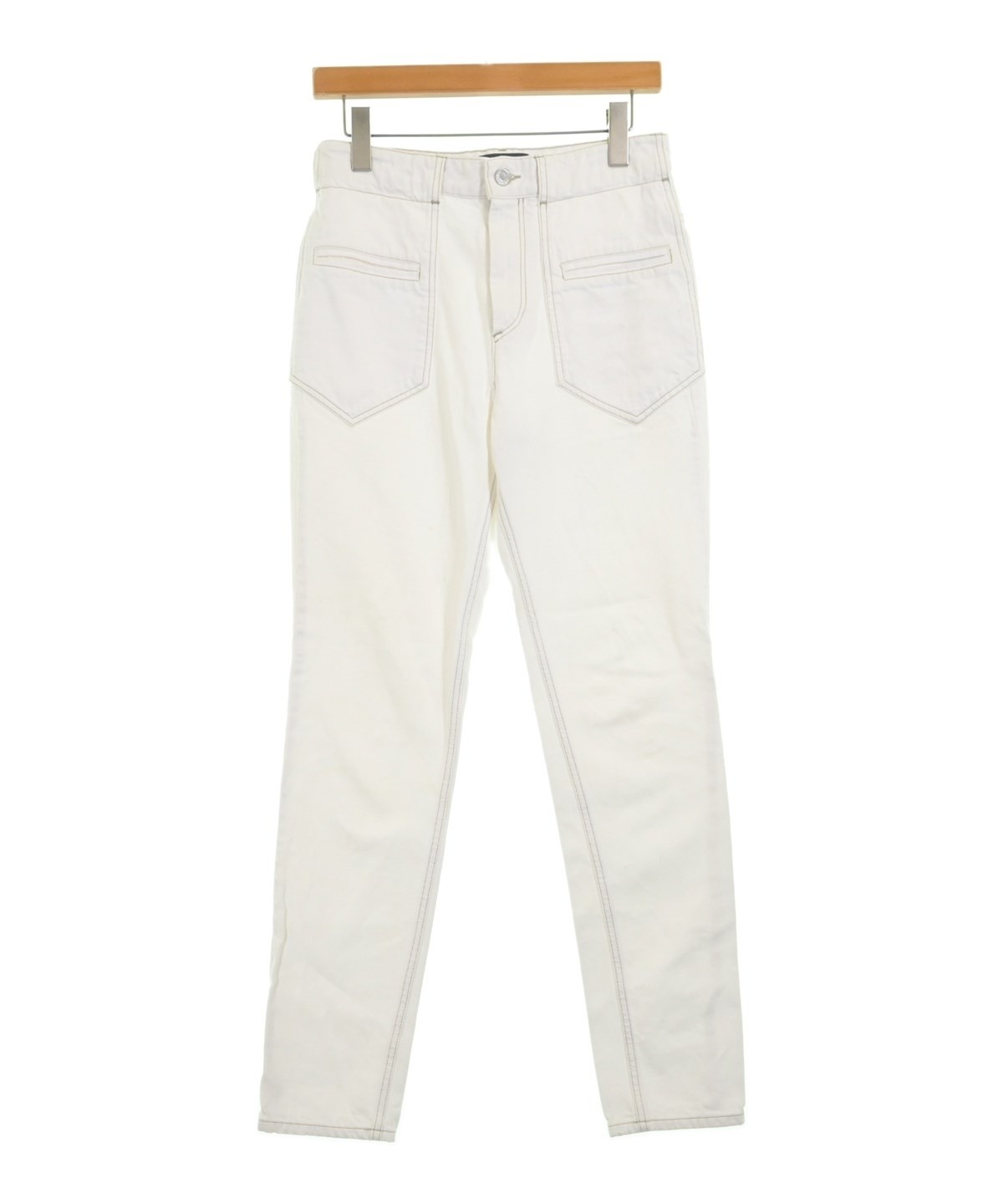 MARANT マラン デニムパンツ M 白 【古着】【中古】【送料無料】 ISABEL MARANT（イザベルマラン）デニムパンツ 白 サイズ:36(XS位