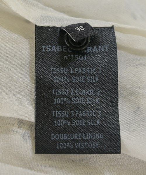 ISABEL MARANT（イザベルマラン）ワンピース 白 サイズ:36(XS位) レディース/2200709299035