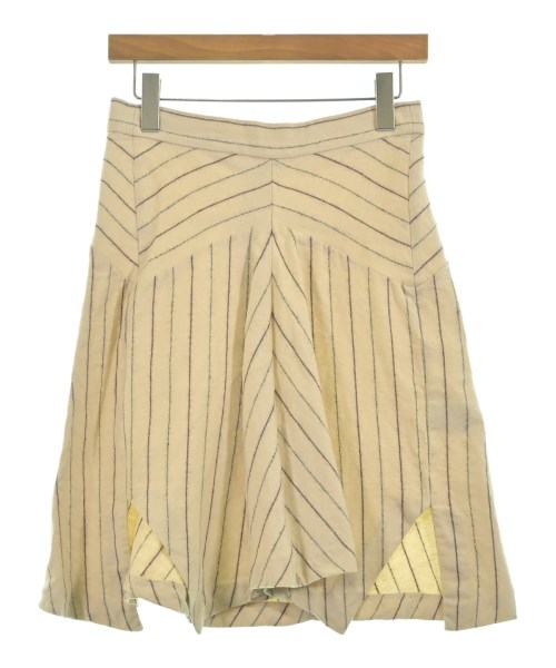 ISABEL MARANT(イザベルマラン)ひざ丈スカート ベージュ サイズ:36(XS位)/2200662990093