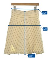 ISABEL MARANT（イザベルマラン）ひざ丈スカート ベージュ サイズ:36(XS位) レディース/2200662990093