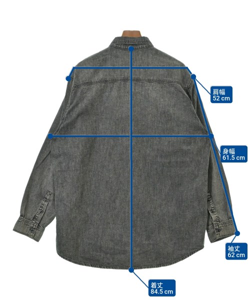 ISABEL MARANT（イザベルマラン）カジュアルシャツ グレー サイズ:M メンズ/2200666088086