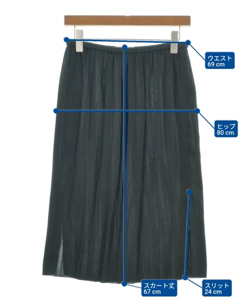 ISABEL MARANT（イザベルマラン）ひざ丈スカート 黒 サイズ:M レディース/2200717364039