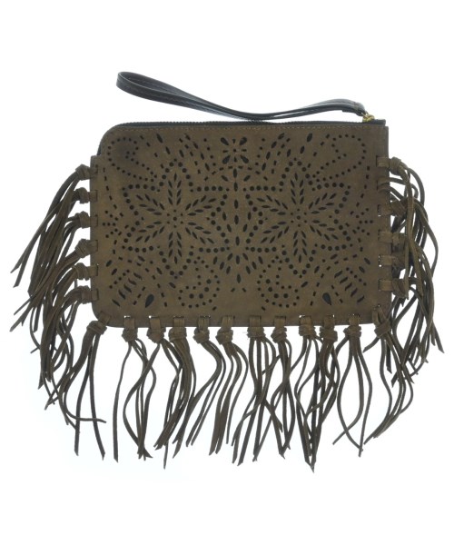 ISABEL MARANT（イザベルマラン）クラッチバッグ 茶 サイズ:- レディース/2200725445010
