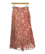 ISABEL MARANT（イザベルマラン）ロング・マキシ丈スカート 赤 サイズ:36(XS位) レディース/2200725445256