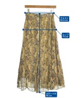 ISABEL MARANT（イザベルマラン）ロング・マキシ丈スカート カーキ サイズ:36(XS位) レディース/2200725445270