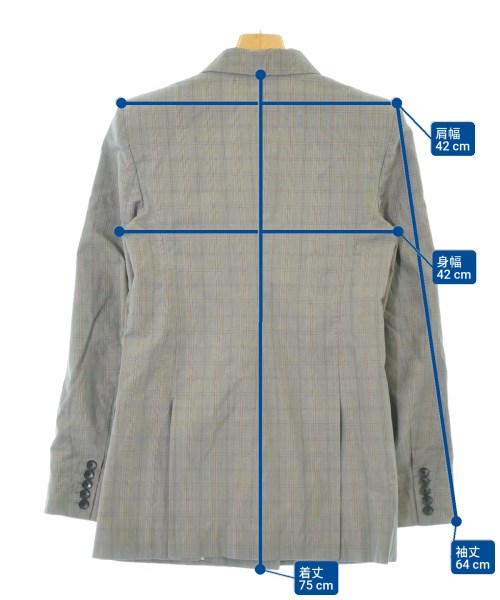 ISABEL MARANT ETOILE（イザベルマランエトワール）テーラードジャケット グレー サイズ:34(XXS位) レディース/2200684772097