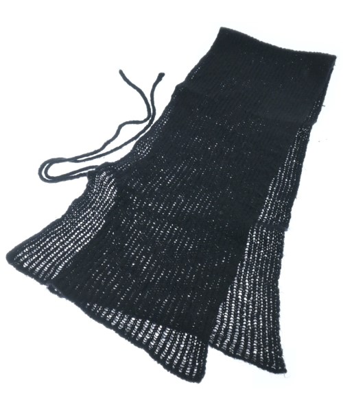 MARCEL MARONGIU（マルセルマロンジュ）マフラー 黒 サイズ:- レディース/2200622679044