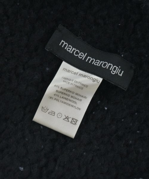 MARCEL MARONGIU（マルセルマロンジュ）マフラー 黒 サイズ:- レディース/2200622679044