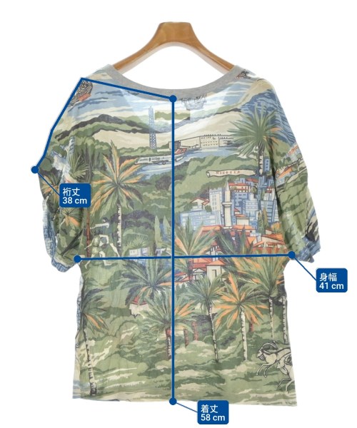 Hussein Chalayan（フセインチャラヤン）Tシャツ・カットソー 青 サイズ:42(M位) レディース/2200700813506