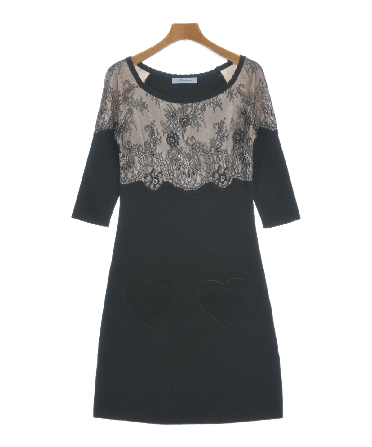 ブルマリン　ワンピース Blumarine（ブルマリン）ワンピース 黒 サイズ:38(S位) レディース