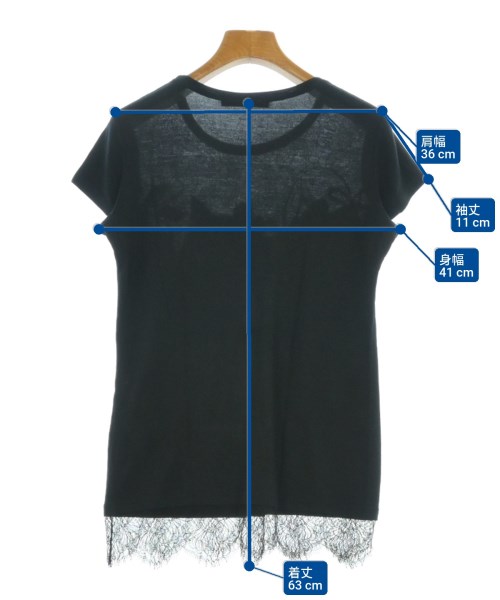 Blumarine（ブルマリン）Tシャツ・カットソー 黒 サイズ:40(M位) レディース/2200674567047