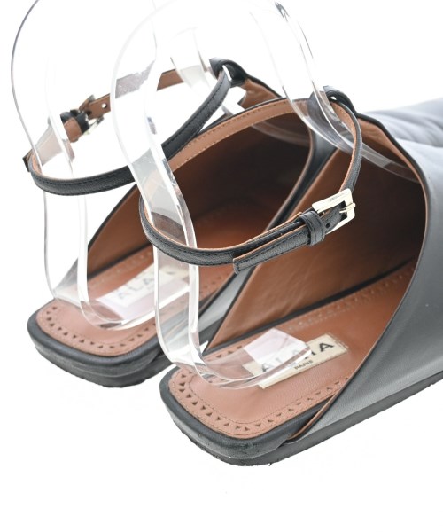 ALAIA（アライア）サンダル 黒 サイズ:EU38(24.5cm位) レディース/2200639458014