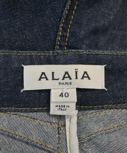 ALAIA（アライア）デニムパンツ 紺 サイズ:40(M位) レディース/2200641825286