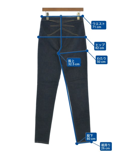 ALAIA（アライア）デニムパンツ 紺 サイズ:40(M位) レディース/2200641825286