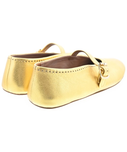 ALAIA（アライア）バレエシューズ/オペラシューズ ゴールド サイズ:EU38(24.5cm位) レディース/2200620929189