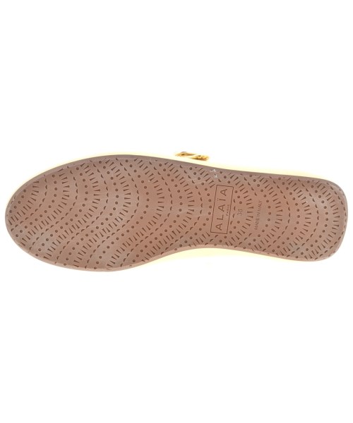 ALAIA（アライア）バレエシューズ/オペラシューズ ゴールド サイズ:EU38(24.5cm位) レディース/2200620929189