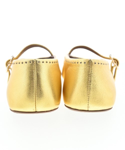 ALAIA（アライア）バレエシューズ/オペラシューズ ゴールド サイズ:EU38(24.5cm位) レディース/2200620929189
