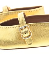 ALAIA（アライア）バレエシューズ/オペラシューズ ゴールド サイズ:EU38(24.5cm位) レディース/2200620929189