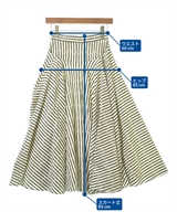 ALAIA（アライア）ロング・マキシ丈スカート 白 サイズ:38(S位) レディース/2200607333169