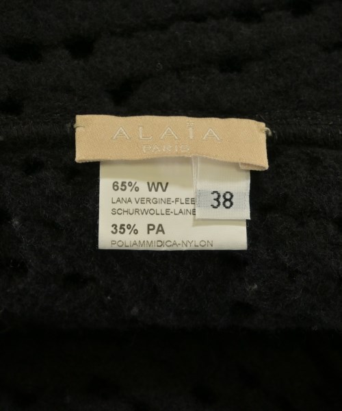 ALAIA（アライア）ひざ丈スカート 黒 サイズ:38(S位) レディース/2200615989051