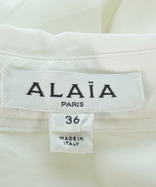 ALAIA（アライア）ブラウス 白 サイズ:36(XS位) レディース/2200657669270